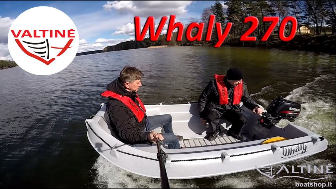 Whaly 270 - labai tvirta valtis iš polietileno
