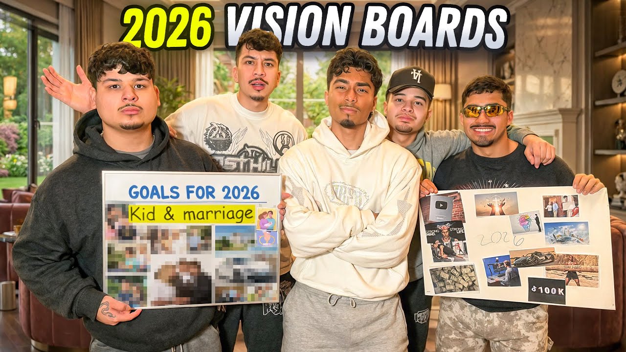MAKING OUR 2026 VISION BOARD!!