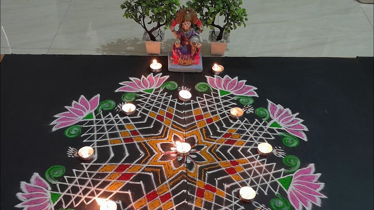 Ashtalakshmi Rangoli