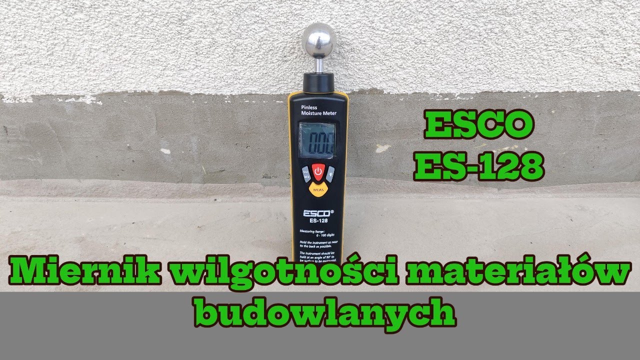Miernik wilgotności materiałów budowlanych Esco ES-128.