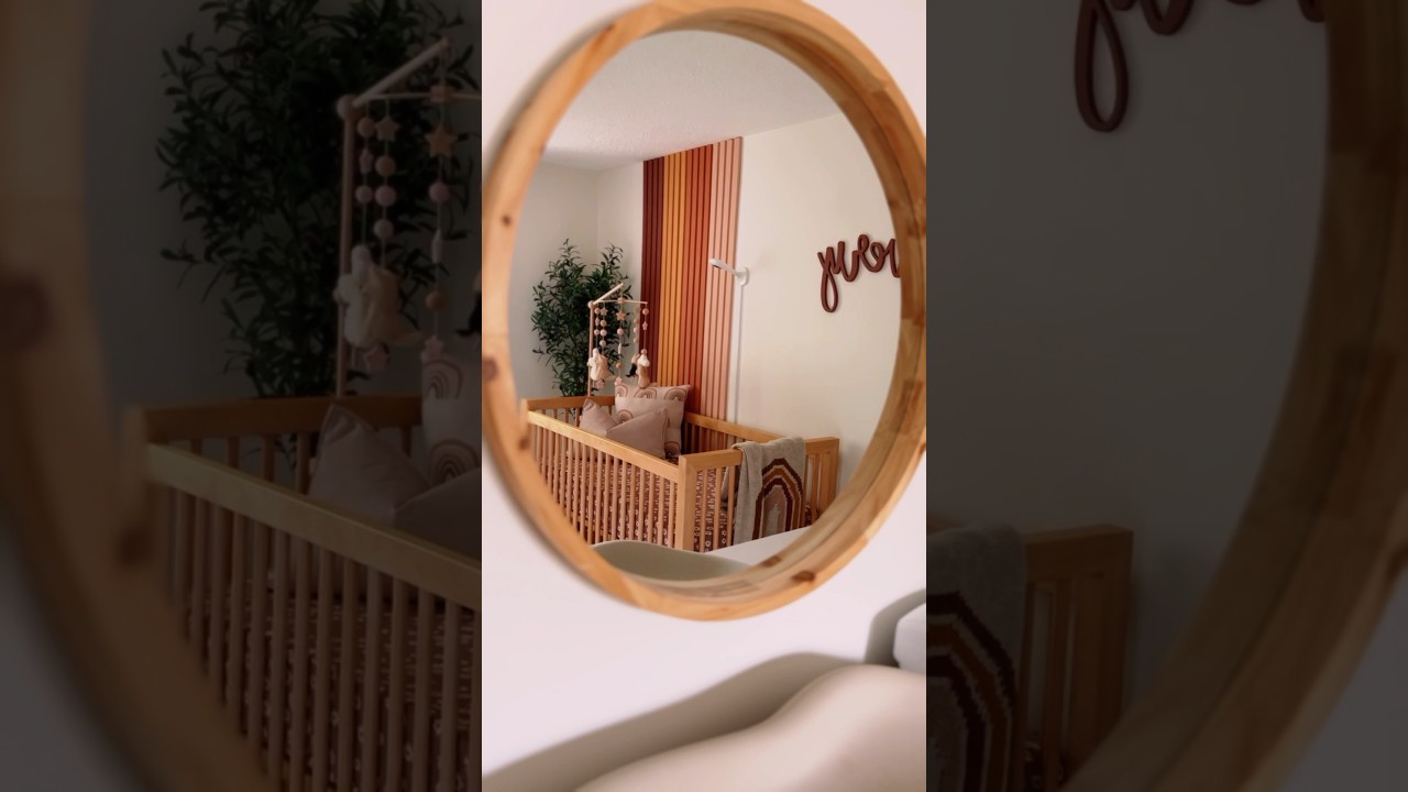 BABY GIRL NEUTRAL BOHO NURSERY ROOM TOUR: SHORTS EDITION #nursery #roomtour #babygirl #bohonursery