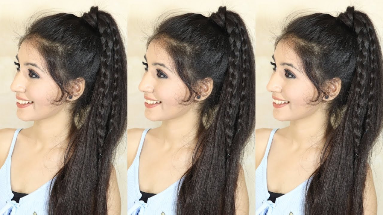 2 GORGEOUS Ponytail Hairstyle | Easy Everyday Elegant Ponytail Hairstyle | Fancy Ponytail