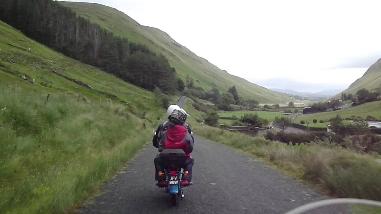 Glenties Honda 50 Run 2012 Glengesh Pass Donegal Ireland