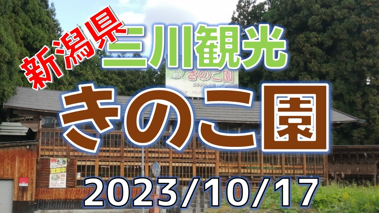 きのこ園を訪ねる～三川観光きのこ園