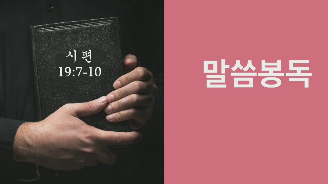 기독교 강요 설교(3) 성경: 진리의 말씀(시편 19편 7-10절)(20260218 수요예배)