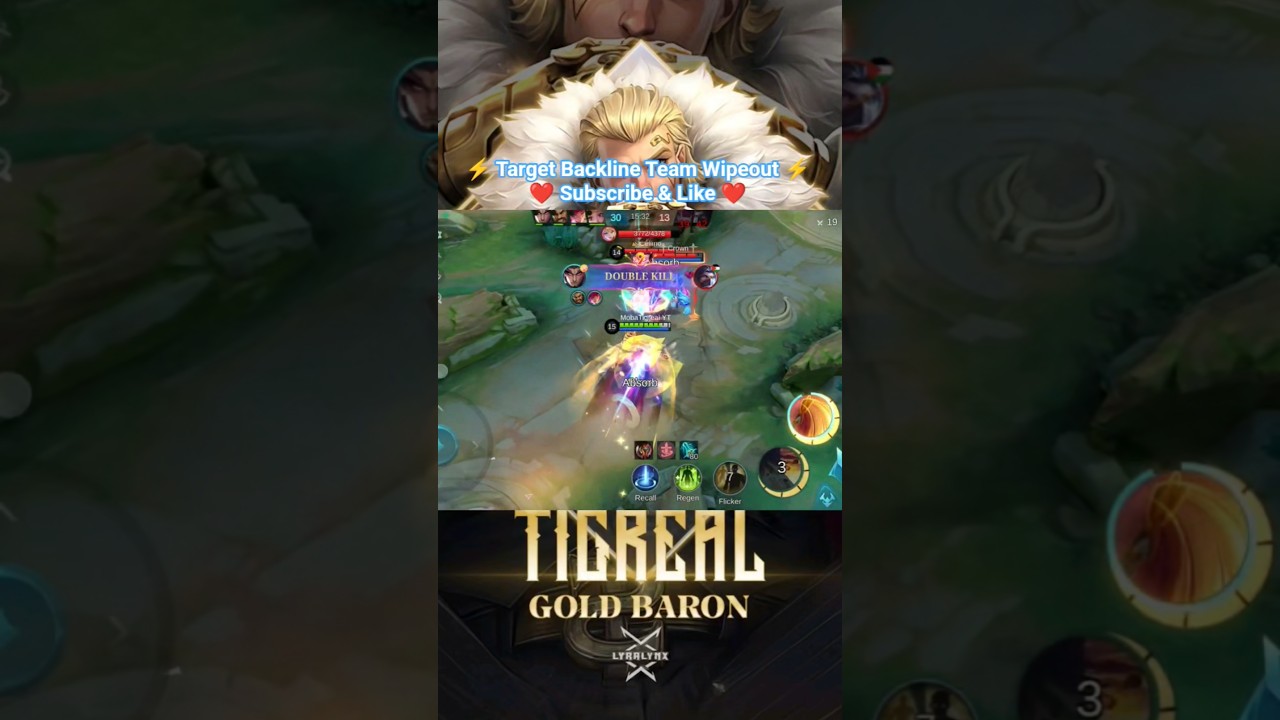 ⚡ Target Backline Team Wipeout ⚡ MLBB Highlights. #shorts #mlbb #mobilelegends #moonton