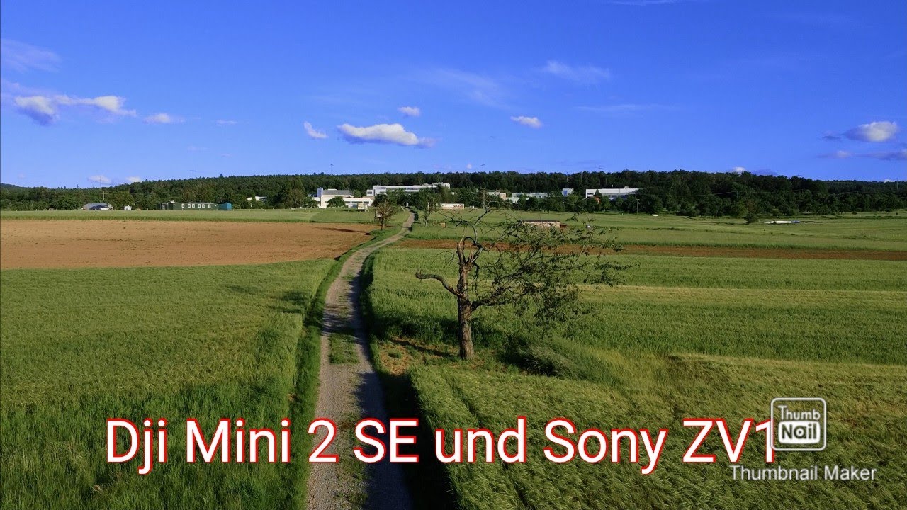 Dji Mini 2 SE in Kombination mit Sony ZV1 incl.Quickshots