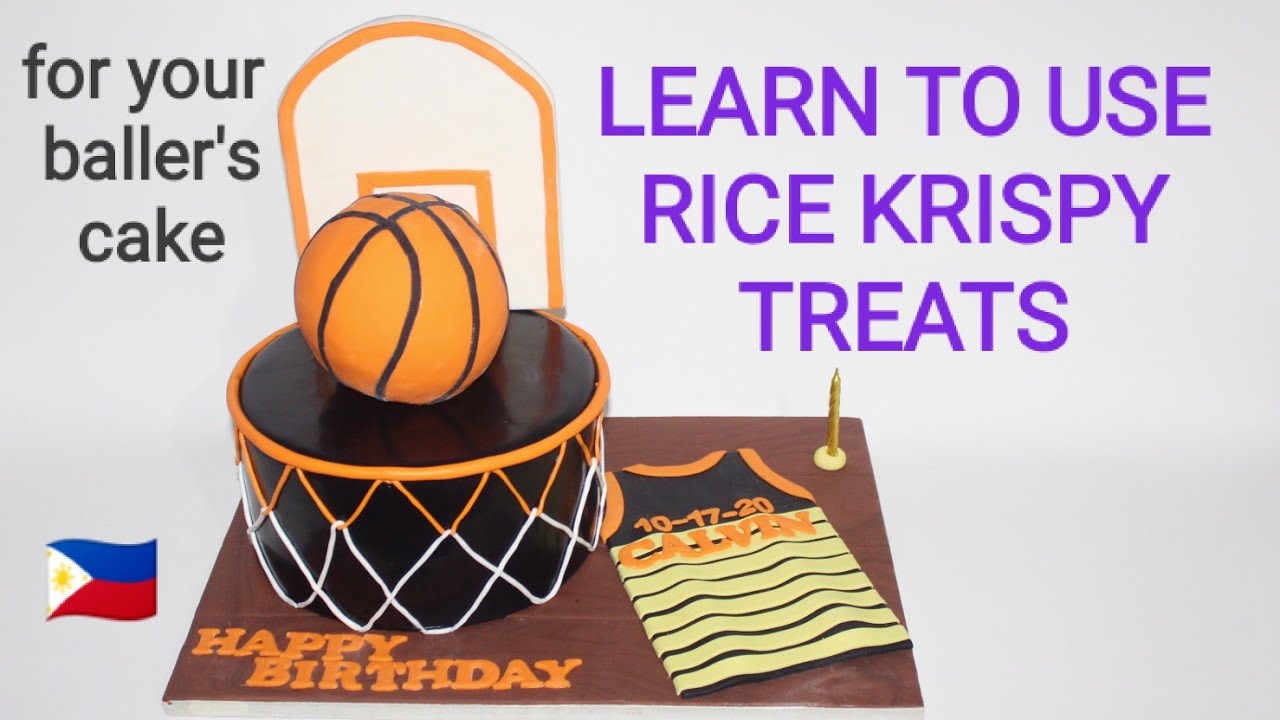 Basketball, Rim & Basket cake with fondant Jersey @ArtCakes