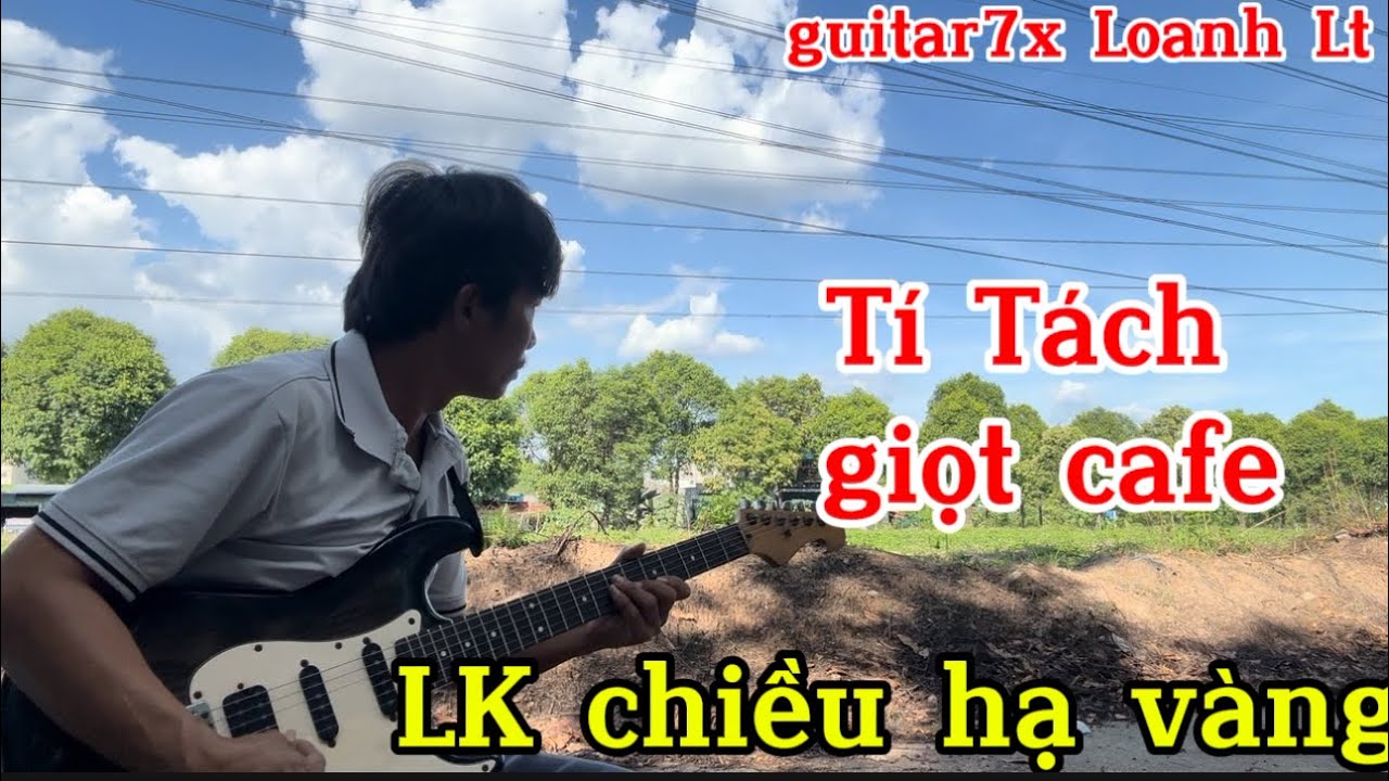 tiếng ghita điện len lỏi giữa từng mây Guitar7x