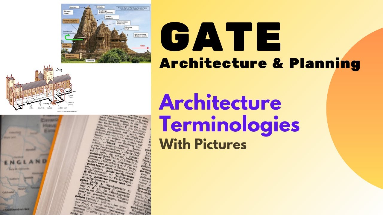 GATE - Architecture and Planning - Architectural Terminologies