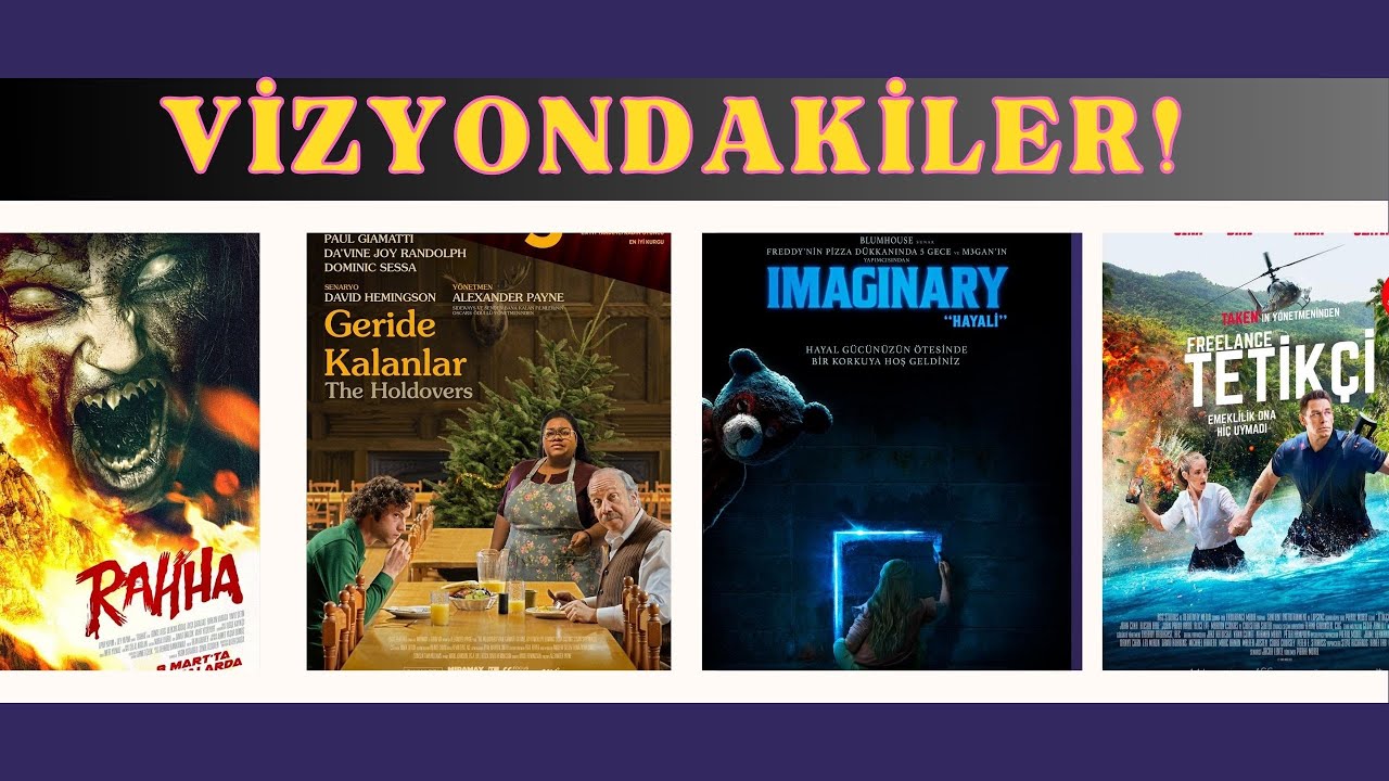 Vizyondan! Bu Hafta gelecek Filmler! #vizyondakiler #vizyondakifilmler 08 Mart Haftası  #1