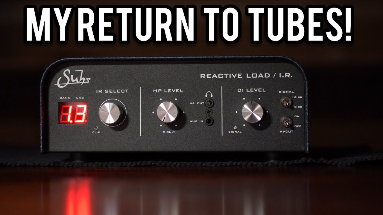 Наконец-то я снова могу использовать ламповые усилители! Suhr Reactive Load IR Basic Set Up