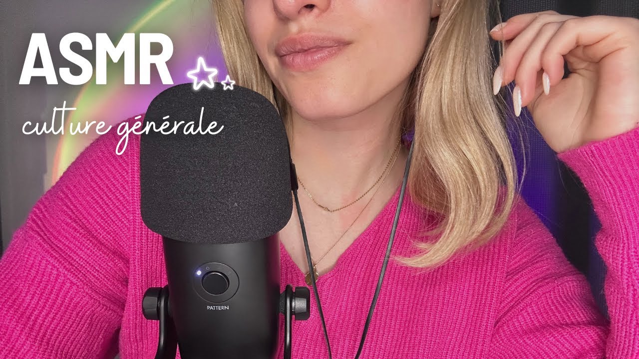 ASMR l Culture générale #6 👩🏼‍🏫