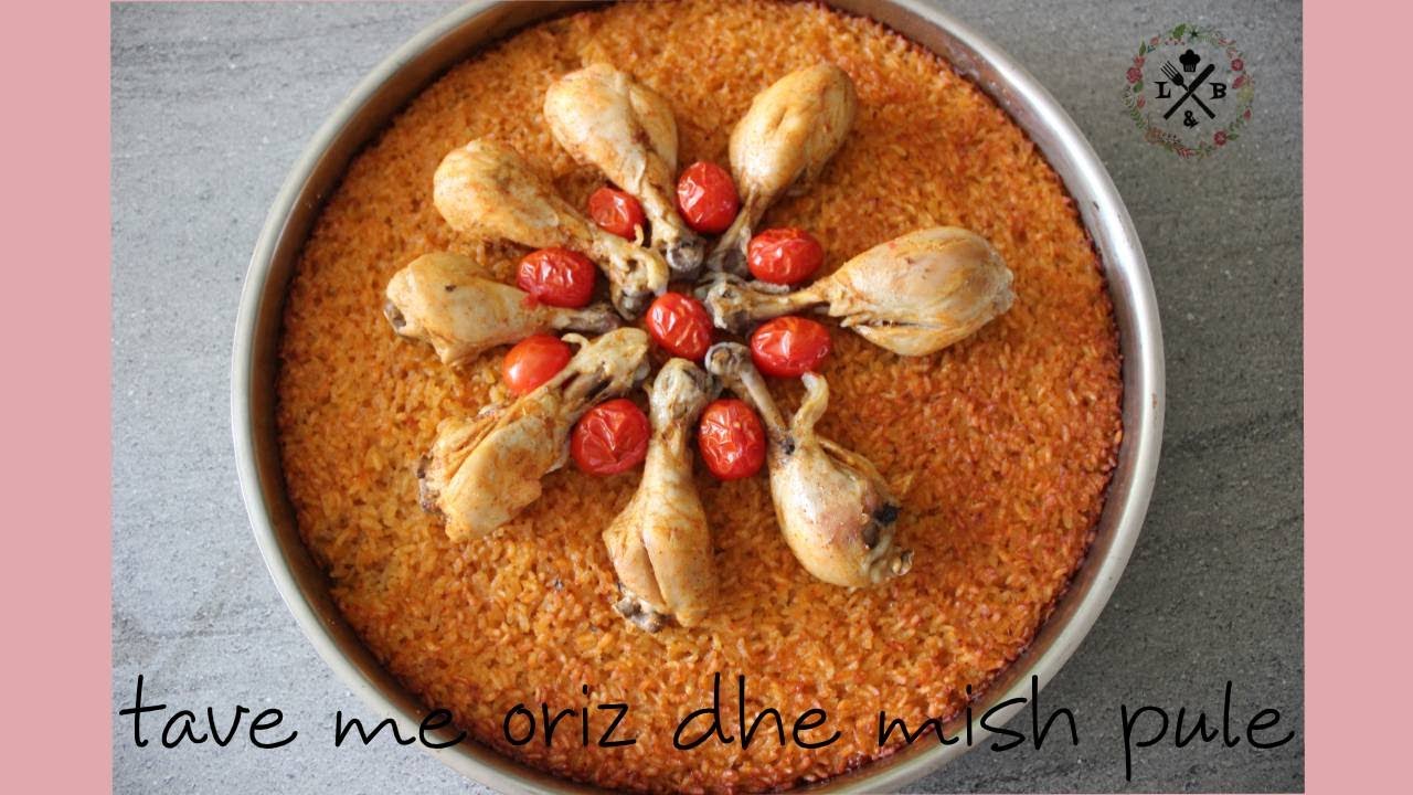 Tavë me oriz dhe mish pulë / Casserole with rice and chicken