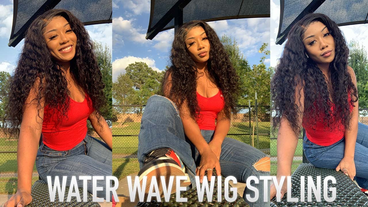 Water Wave Wig Styling and Install Ft. Klaiyi Hair | Olineece