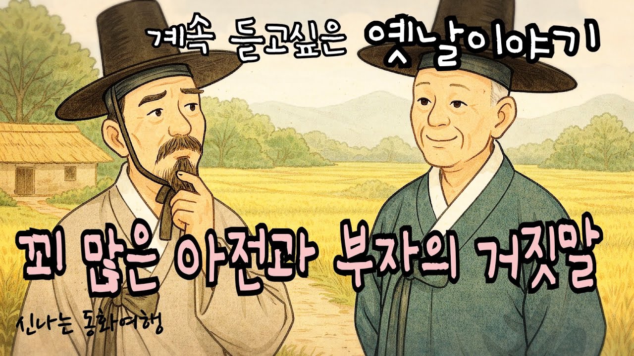 🌙 꾀많은 아전과 부자의 거짓말 외 3편/잠들기 좋은 옛날이야기| 감동 전래동화 | 민담 수면 오디오북