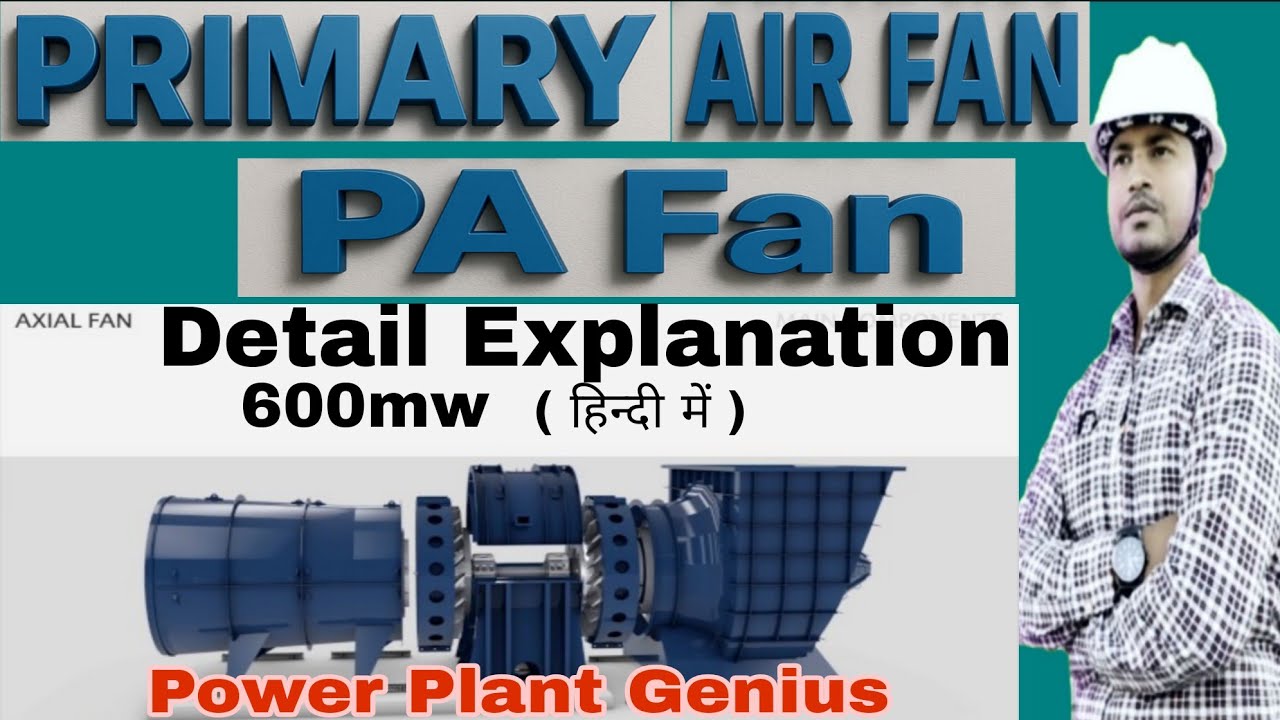 Primary Air Fan Explained | Working, Function & Operation in Thermal Power Plant (Hindi)