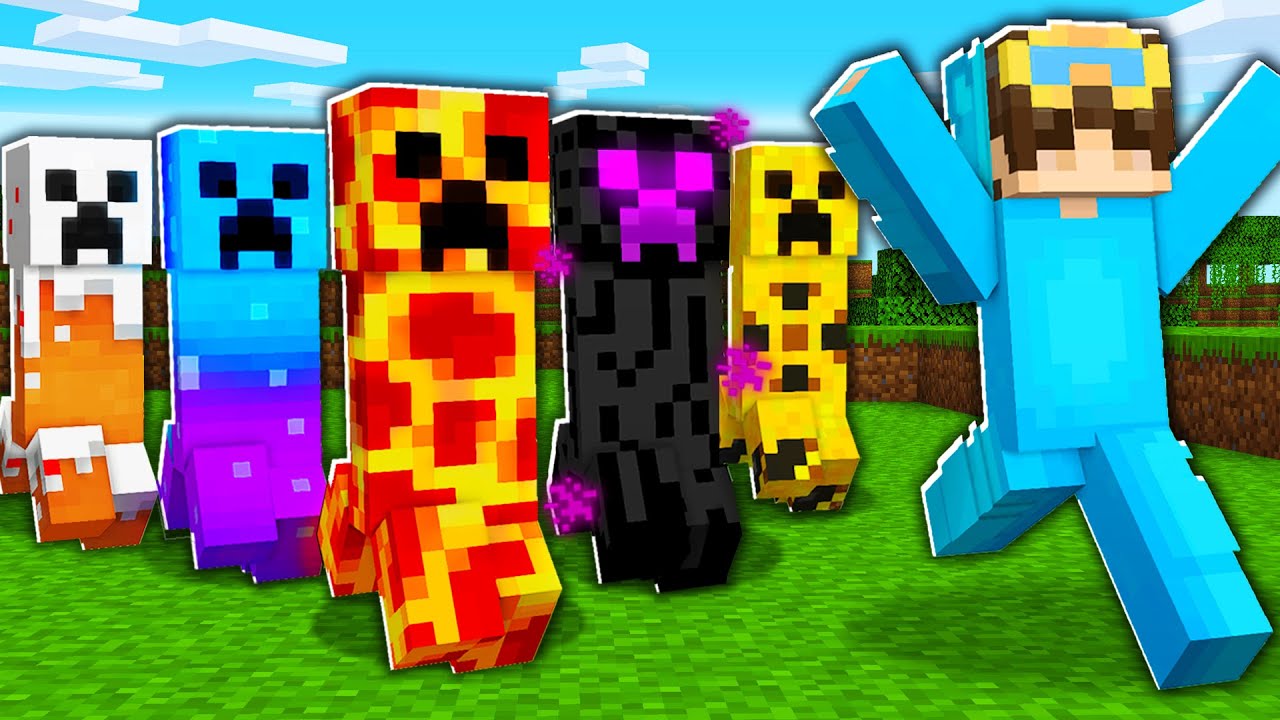Minecraft: МОД «БОЛЬШЕ КРИПЕРОВ» (ЛЕТАЮЩИЕ, ОГОНЬ И МНОГОЕ ДРУГОЕ) — Витрина модов