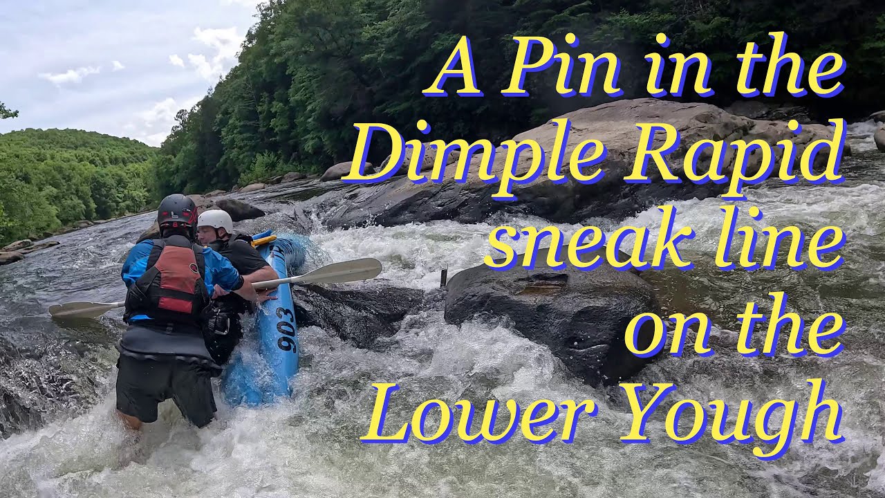 Pinned in the Dimple Sneak Line, Lower Yough, 2.3ish, 2024-05-26