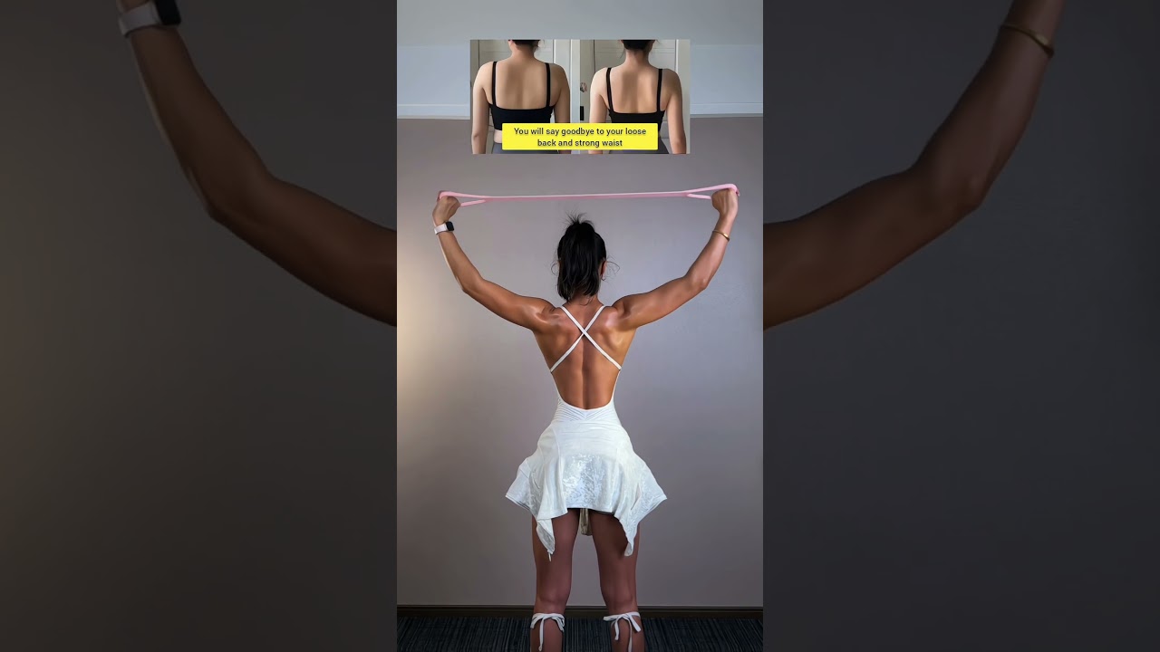 Poor posture and temperament‼ ️Elastic band easily trains the back to save the situation.