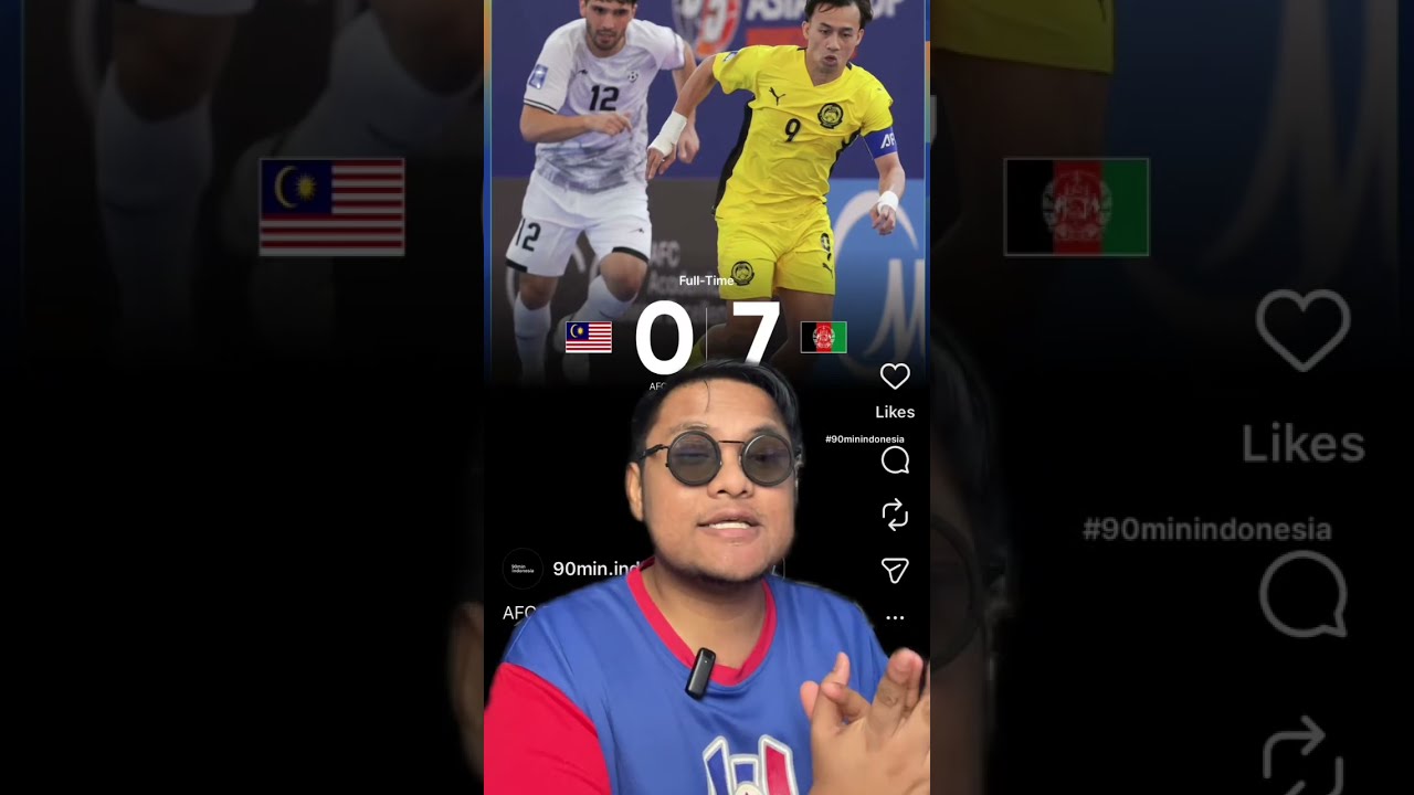Team Futsal Malaysia Kena Bantai Sampai 7-0 