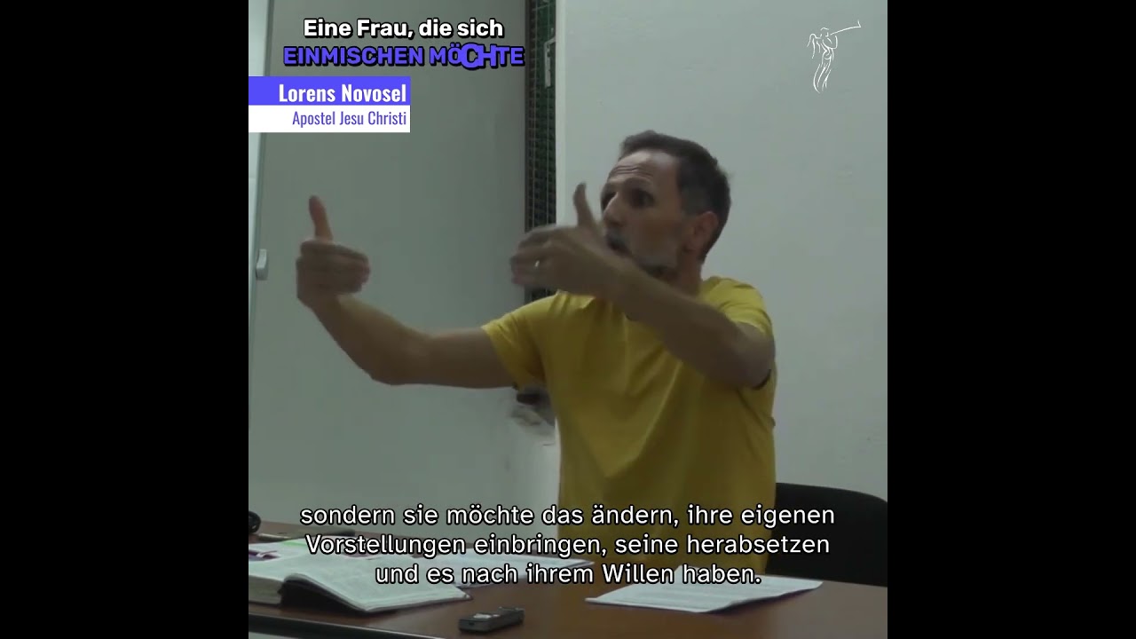 Eine Frau, die sich EINMISCHEN M&Ouml;CHTE