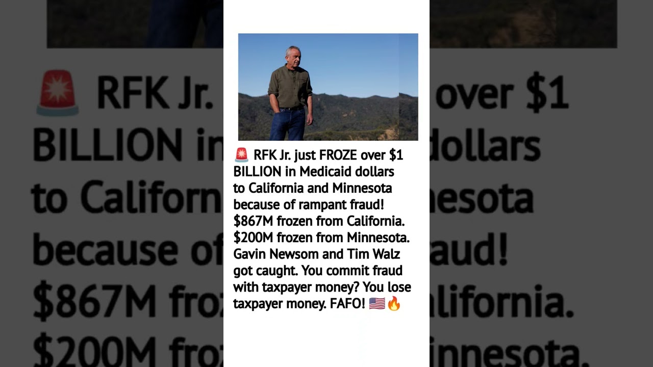 RFK Jr. Medicaid Fraud Crackdown Sparks Debate 🇺🇸
