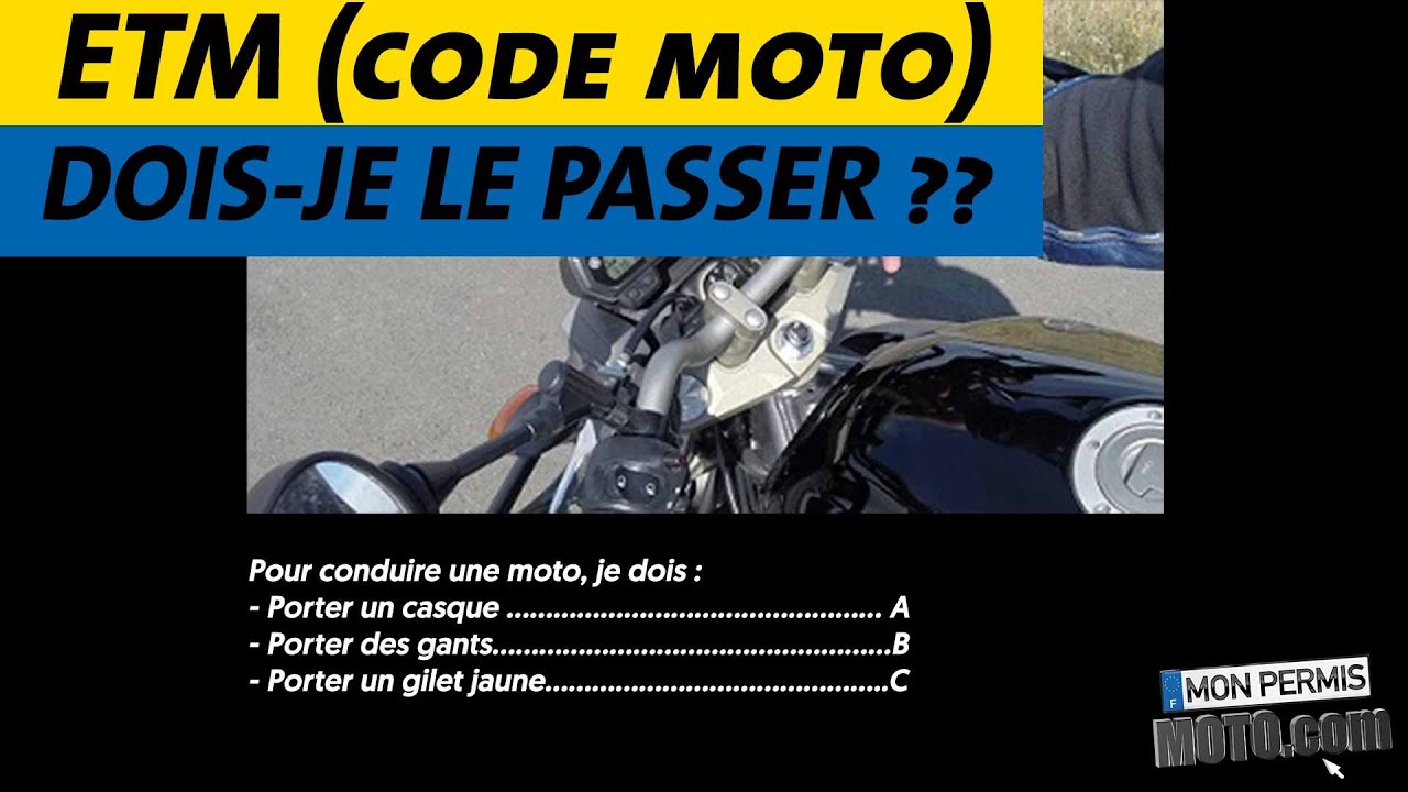 Code moto : dois-je le passer ?