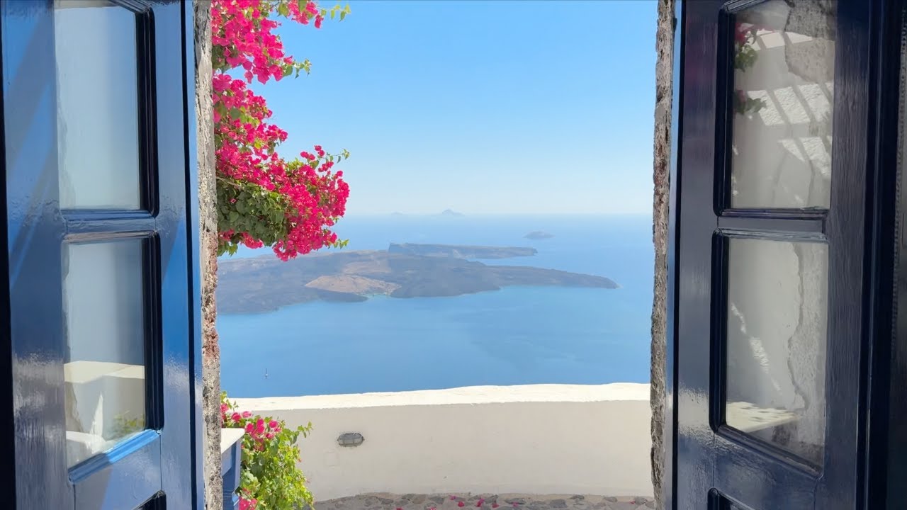 Santorini sea views | Exploring Imerovigli village