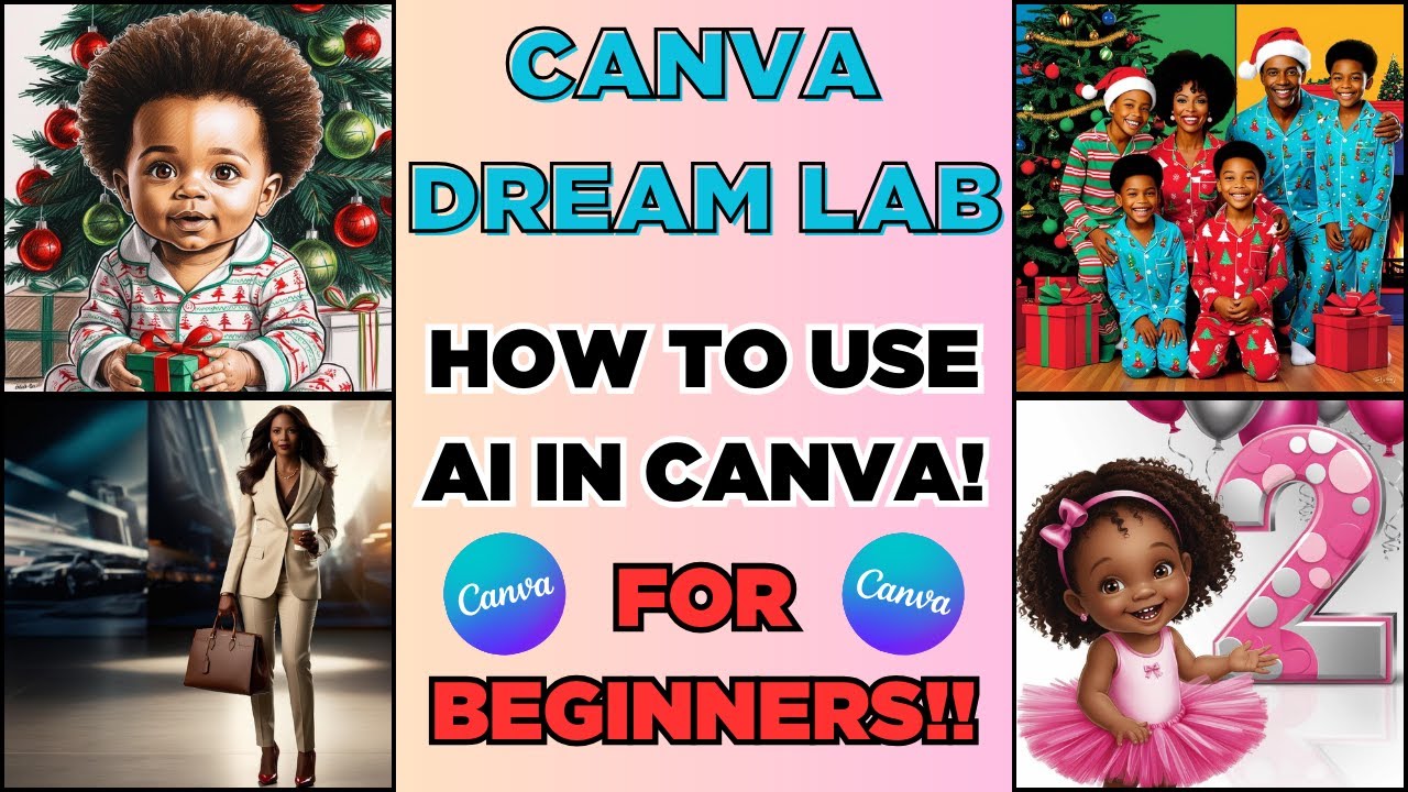 CANVA DREAM LAB | Using CANVA Dream Lab AI Feature | For Beginners!