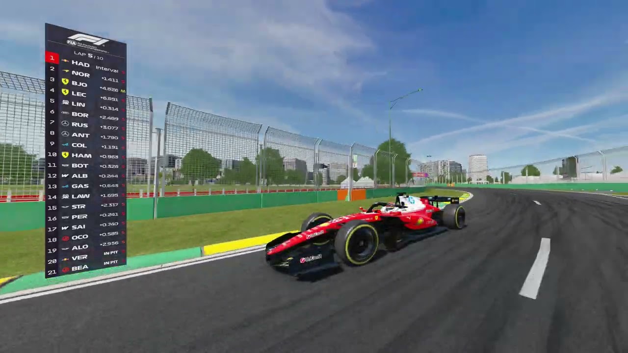 F1 2026 Albert park Australia. VR racing in Assetto Corsa.