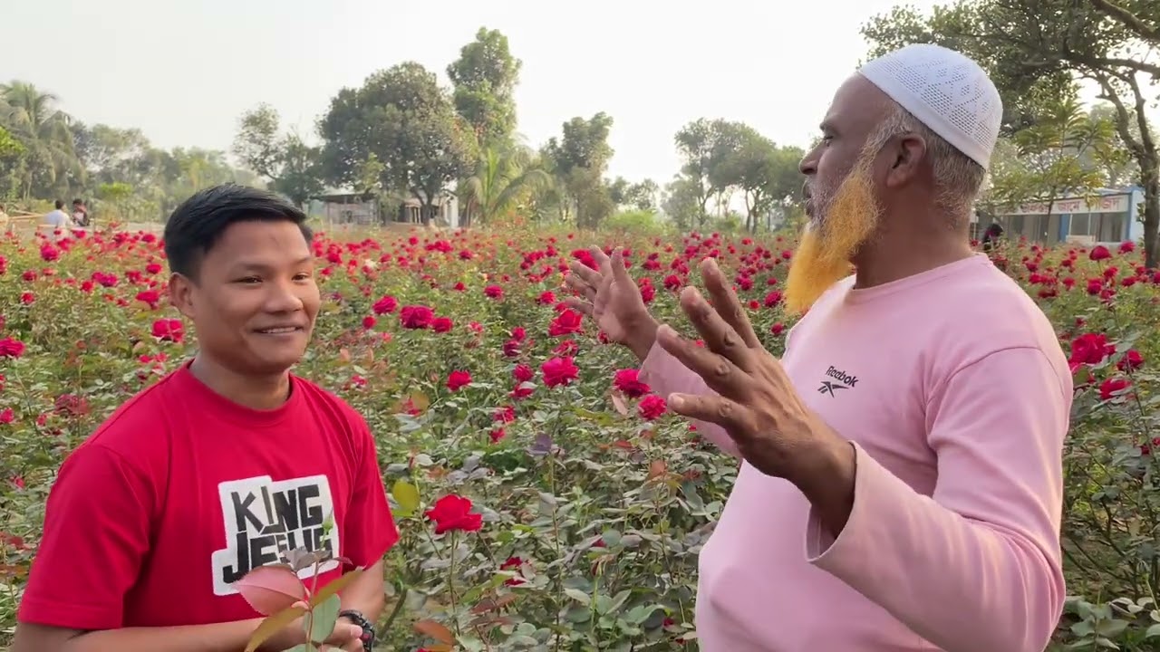 ২লাখ টাকা গোলাপ বাগান