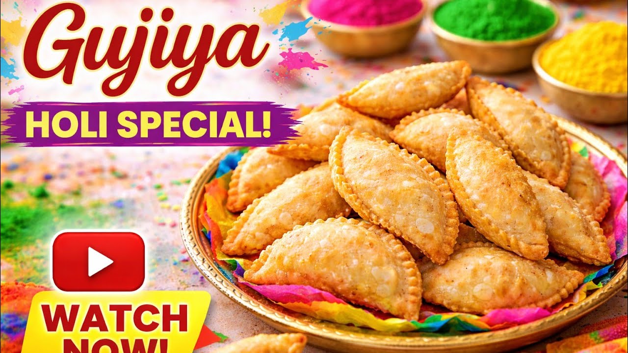 hello doston Ham banane Wale Hain Aaj mava gujiya Holi special