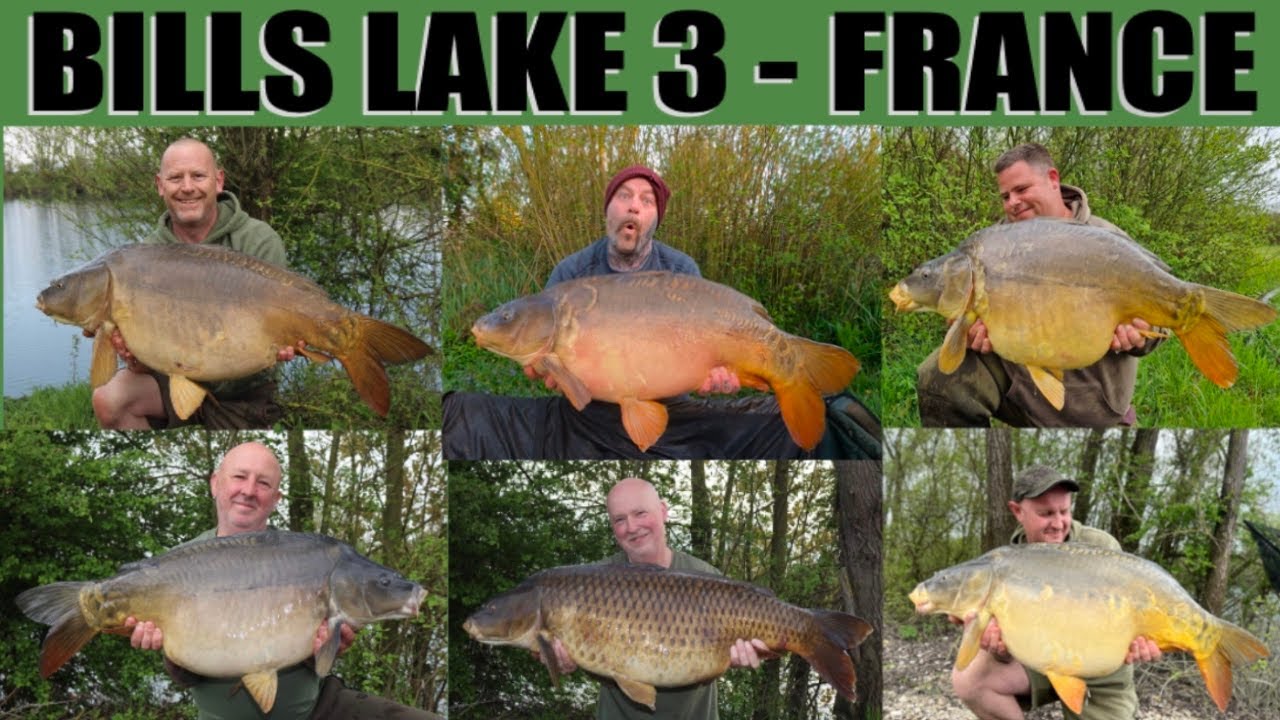 Bills lake 3 France 2023  April / carp fishing / weeks social trip / fun & fish