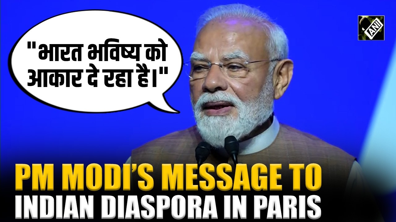 &lsquo;India has witnessed transformative growth&hellip;&rsquo;: PM Modi at the Indian diaspora gathering in Paris