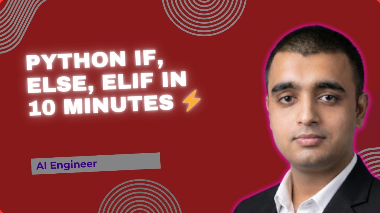 Python if, else, elif in 10 Minutes ⚡ | Beginner to Confident