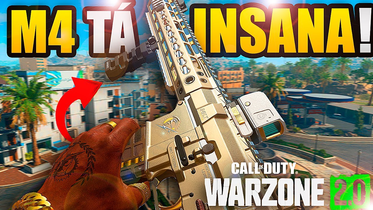 *COMO ASSIM?*🎯minha CLASSE de M4 é FULMINANTE no WARZONE 2