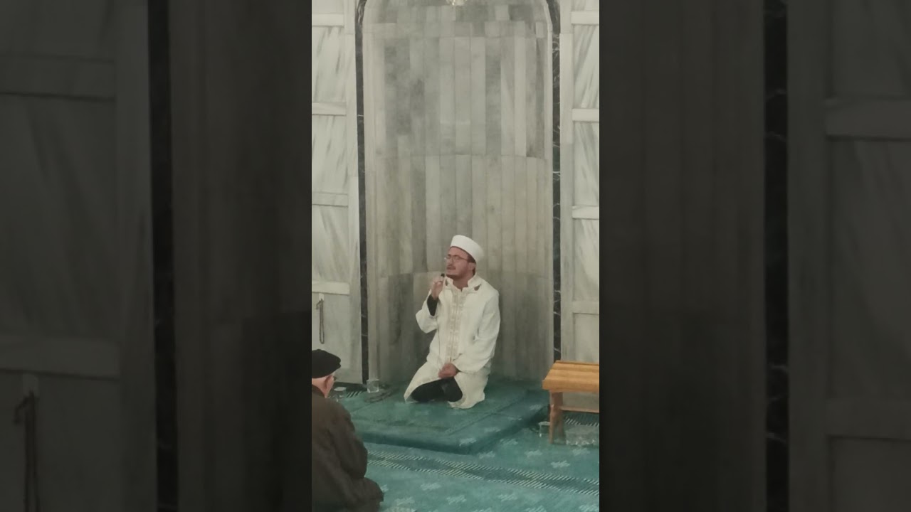 Burdur Ulu Cami İmam Hatibi Hafız Celalettin Sevimliden İkindi Mihrabiyesi