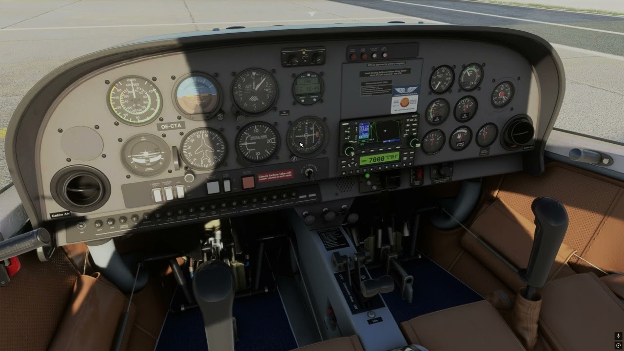 3 DA20 after engine start #pilottraining #pilot #msfs2020 #diamondaircraft