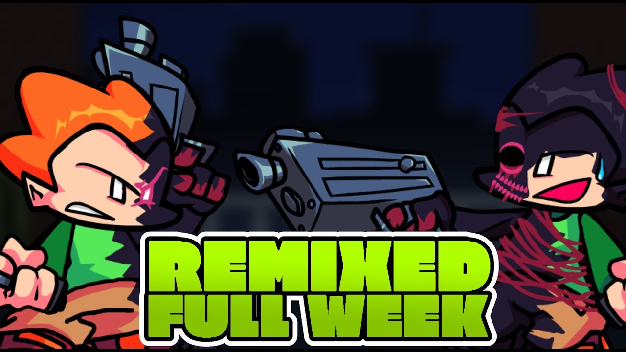 FNF Remixed Corruption | EVIL BF vs PICO full week (In 2.0 style)