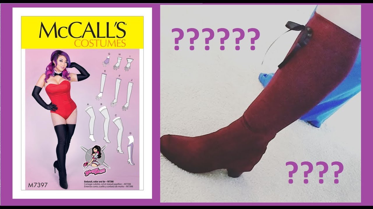 McCall's M7397 Pattern Review (Easy Cosplay Bootcovers?)