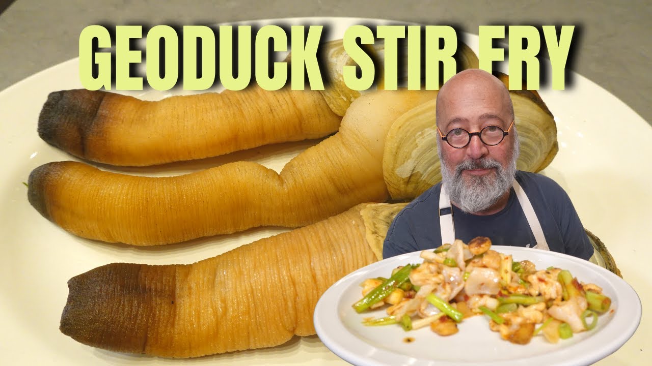 Легкое жареное мясо моллюска гуидака!