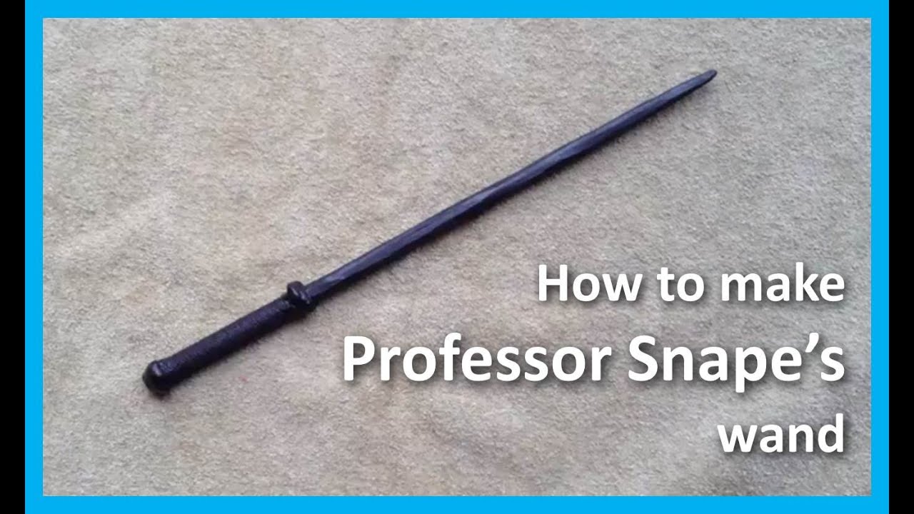How to make Professor Snape's wand from Harry Potter movies