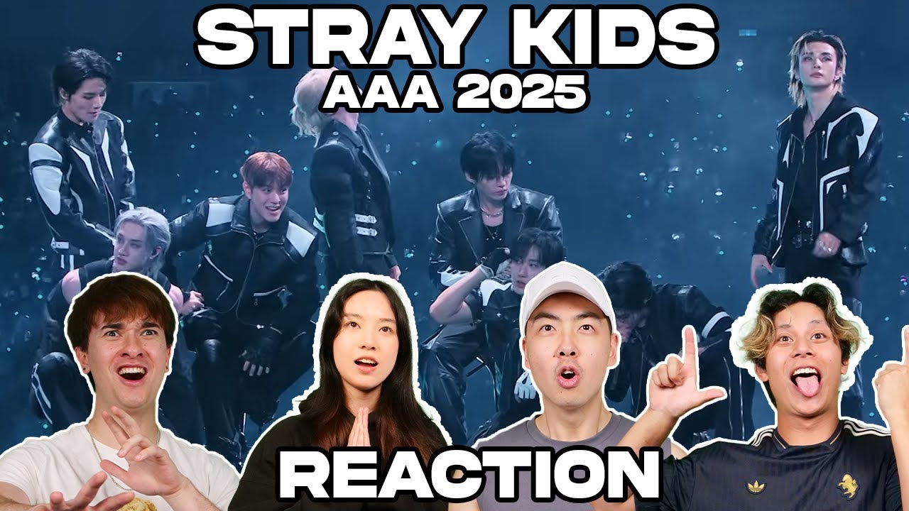 Реакция на живое выступление Stray Kids на фестивале AAA 2025!