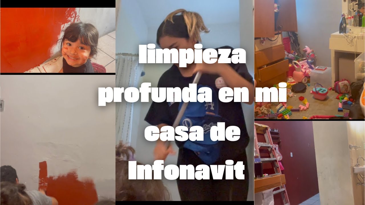 Pintando nuestra casita de Infonavit ((limpieza profunda 