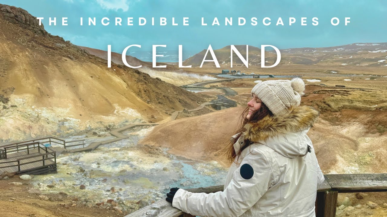 Walking on MARS?! Iceland Day 1: AMAZING Geothermal Fields! (Seltún & Hveragerði)