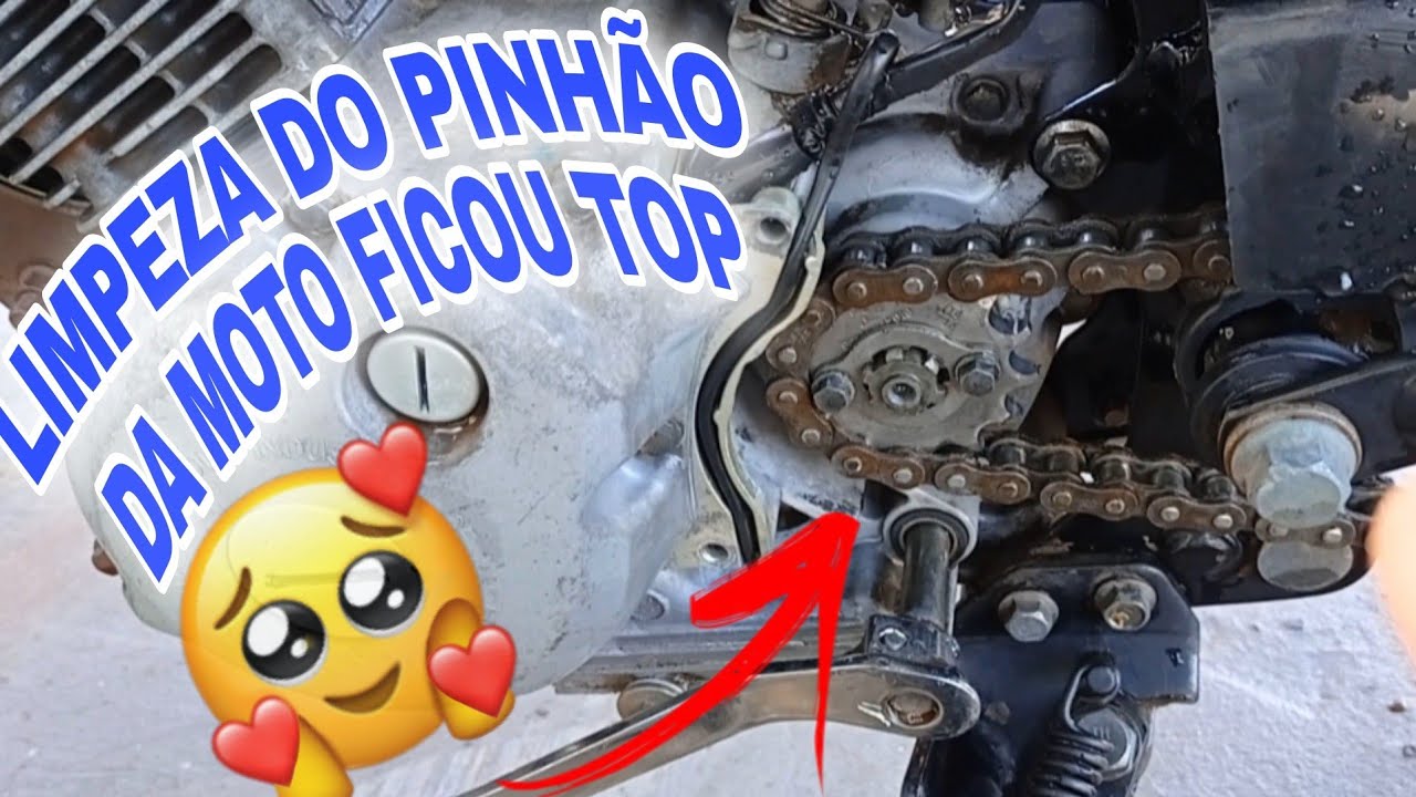 LIMPEZA DO PINHÃO DA MOTO - LAVA JATO DE QUINTAL