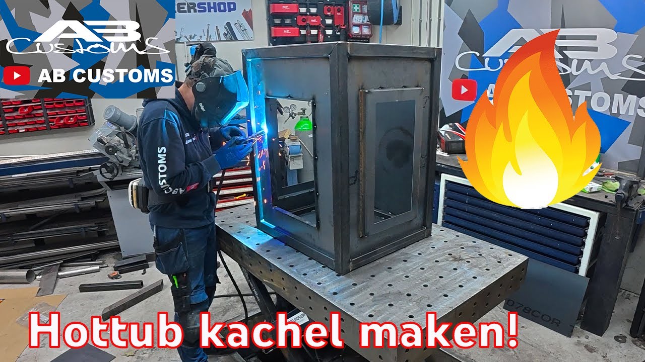 🔥 We bouwen een EPISCHE Cortenstalen Kachel voor de Hottub! 🔥