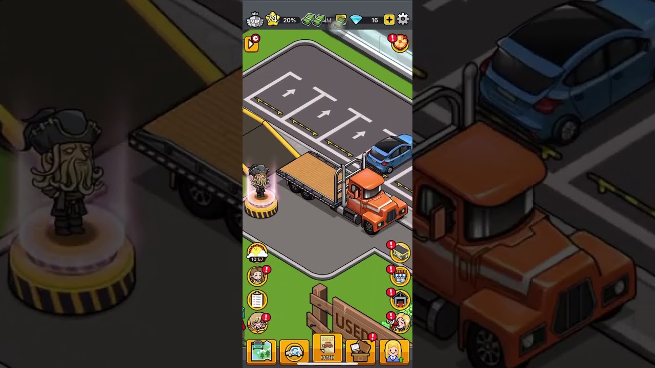 Used car tycoon # how to get 7 car in tow truck