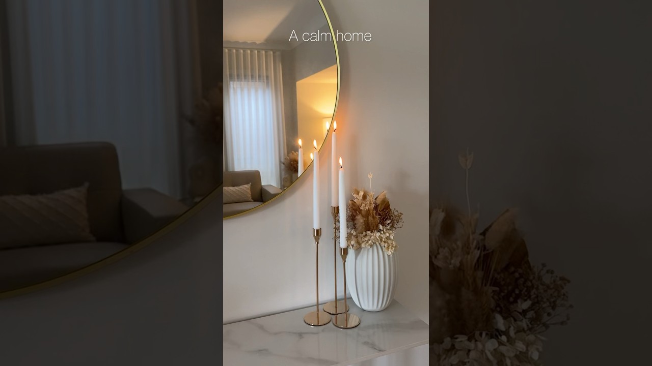 A calm home 📖🫧🕯️